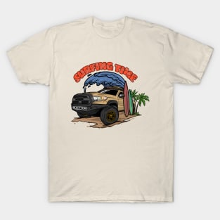 4Runner Toyota Surfing Time Holiday - Peanut T-Shirt